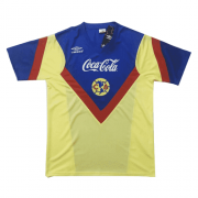 1988 Club America Retro Home Blue&Yellow Men Jersey Jersey