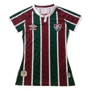 20/21 Fluminense Home Green&Red Stripes Women Jersey Jersey