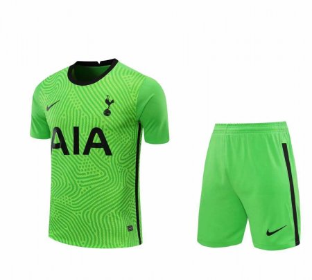 20/21 Tottenham Hotspur Goalkeeper Green Men's Jersey + Shorts Set