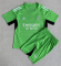 Men's Real Madrid Goalkeeper Green Jersey + Short Set 23/24