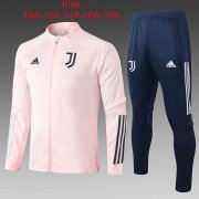 Kid's 2020-2021 Juventus Pink Jacket Soccer Training Suit