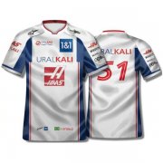 URALKALI 51 2022 White F1 Team T-Shirt Men's