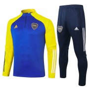 2020-2021 Boca Juniors Blue & Yellow Half Zip Soccer Training Suit