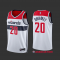 Men's Washington Wizards White Association Edition Jersey 22/23 #Landry Shamet