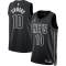 Men's Brooklyn Nets Black Swingman Jersey 22/23 Ben Simmons #10