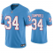 Men's Tennessee Titans Oilers Light Blue Throwback Limited Jersey 23/24 #Earl Campbell