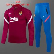 Kid's Barcelona Red Training Suit 21/22