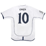 Men's England Home Jersey 2002 #Retro Owen #10