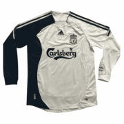 2006-2007 Liverpool Retro Third Away White Long Sleeves Men Jersey Jersey