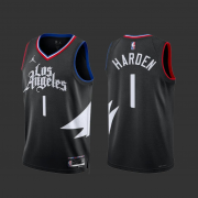 Men's Los Angeles Clippers Black Statement Edition Jersey 23/24 #James Harden
