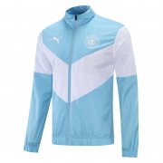 Men's Manchester City Blue - White All Weather Windrunner Jacket 22/23