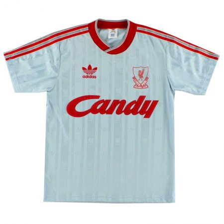 1988 Liverpool Retro Away White Men Jersey Jersey