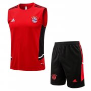 Men's Bayern Munich Red Singlet + Short Set 22/23