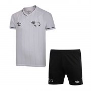 20/21 Derby County Home White Kids Jersey Kit(Jersey + Short)