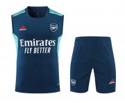 Men's Arsenal Aqua Training Suit Singlet + Short 22/23