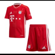 20/21 Bayern Munich Home Red Kids Jersey Kit(Jersey + Short)