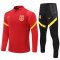 2020-2021 China Red Half Zip Soccer Training Suit