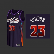 Men's Phoenix Suns Purple City Edition Jersey 23/24 #Eric Gordon