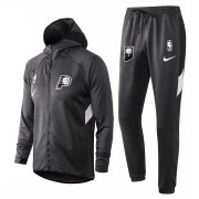 20/21 Indiana Pacers Grey Training Suit Jacket + Pants - Hoodie