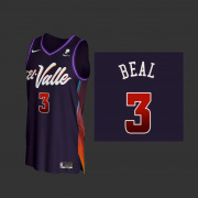 Men's Phoenix Suns Purple City Edition Jersey 23/24 #Bradley Beal