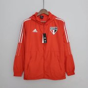 Men's Sao Paulo FC Red Windrunner Jacket 22/23