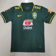 Men's Brazil Dark Green Polo Jersey 2022