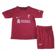 Kid's Liverpool Home Jersey + Short 22/23