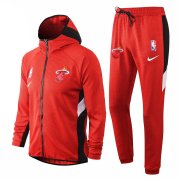 20/21 Miami Heat Red Training Suit Jacket + Pants - Hoodie