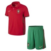 2020 Portugal Home Kids Jersey Kit(Jersey + Short)