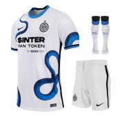 Kid's Inter Milan Away Jersey+Short+Socks 21/22
