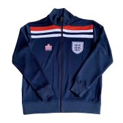 1980 England Retro Blue Men Soccer Jacket