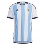Men's Argentina Home Jersey 2022 FIFA World Cup Qatar #Player Version