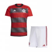 Kid's Flamengo Home Jersey + Short Set 23/24