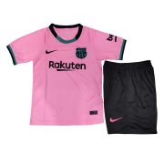 20/21 Barcelona Third Pink Kids Jersey Kit(Jersey + Short)