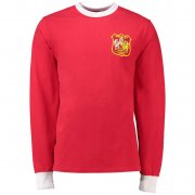 Men's Manchester United Home Long Sleeve Jersey 1963 #Retro