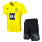 Men's Borussia Dortmund Yellow Training Jersey + Short Set 2023/24