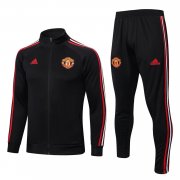Manchester United Black Training Jacket + Pants Set Men's 22/23