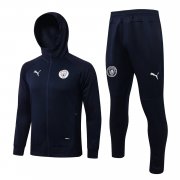 Men's Manchester City Hoodie Royal Training Suit Jacket + Pants 21/22