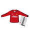 Kid's Manchester United Home Jersey + Short Set 23/24 #Long Sleeve