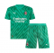 Kid's AC Milan Goalkeeper Green Jersey + Short Set 23/24