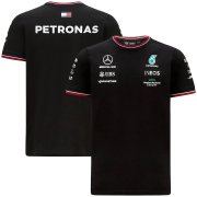 Mercedes AMG Petronas F1 Team 2021 Black Soccer T-Shirt Men's