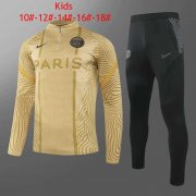 20/21 PSG 50th Anniversary Gold Half Zip Soccer Training Suit Kid's