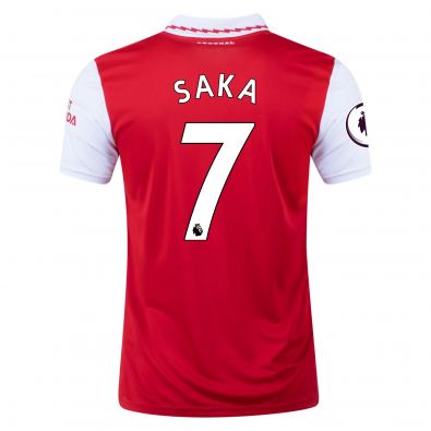 Men's Arsenal Home Jersey 22/23 #Saka #7