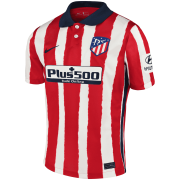 20/21 Atlético de Madrid Home Red&White Stripes Men Jersey Jersey