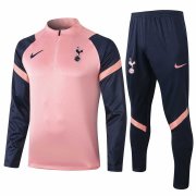 2020-2021 Tottenham Hotspur Pink Half Zip Soccer Training Suit