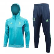 Men's Juventus Green Training Jacket + Pants Set 23/24 #Hoodie