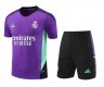 Men's Real Madrid Purple Training Jersey + Short Set 23/24