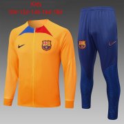 Kid's Barcelona Orange Training Jacket + Pants Set 22/23