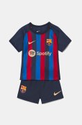Kid's Barcelona Home Jersey + Short Set 22/23