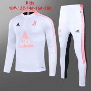 20/21 Juventus x Human Race White Kid's Soccer Training Suit
